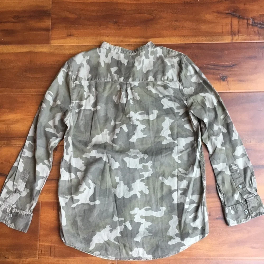 𝅺ZARA Boys Collection Mandarin Collar Top Shirt